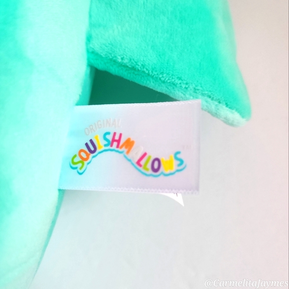 🖤 WINSTON 🦉 HTF Black Tag Teal Owl w Fanny Pack Select Series Squishmallow NWT - Picture 6 of 9